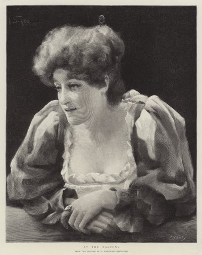 バルコニーで 作： Frank Markham Skipworth